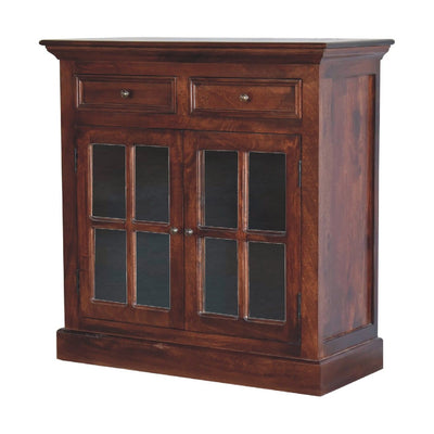 Glazed Cabinet - Cherry