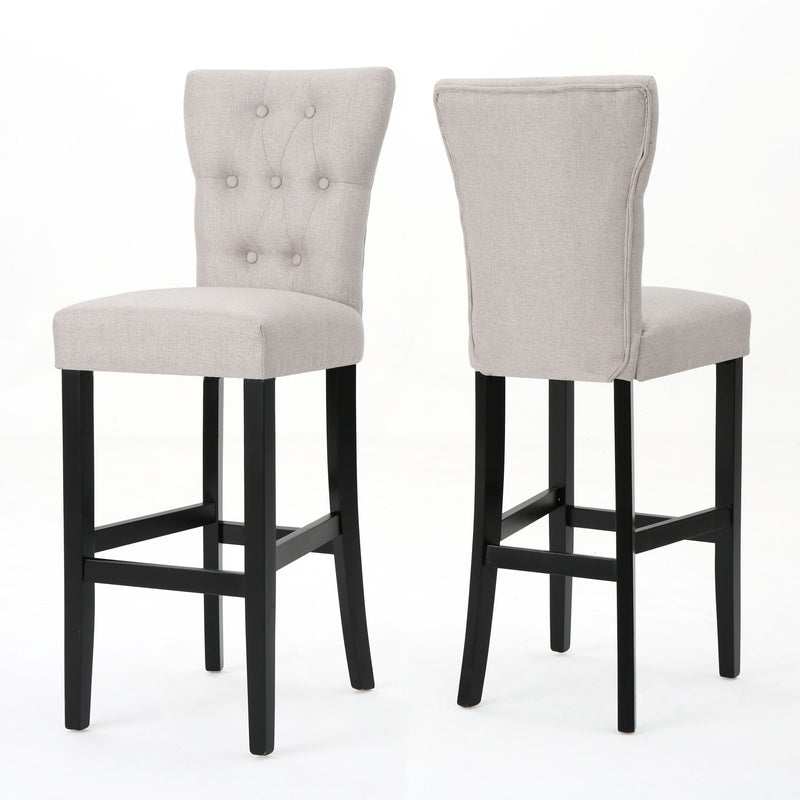Elegant Barstool Set With Plush Cushioning