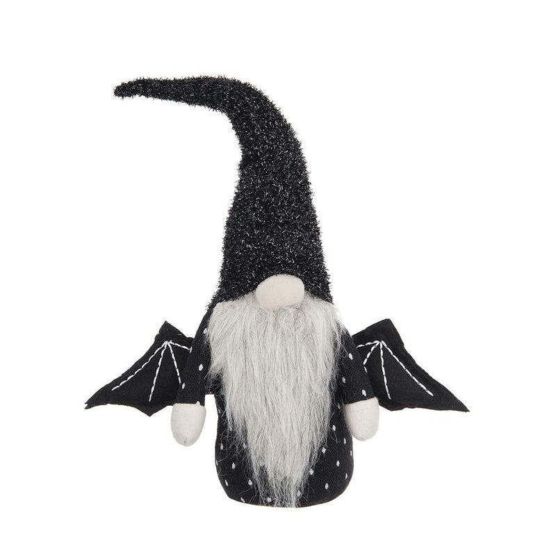 Gnome With Wings Decor, For Halloween Decor - Black White