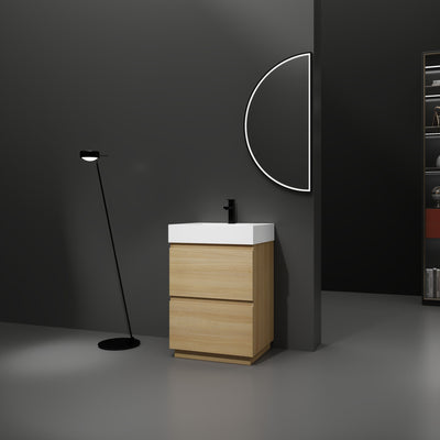 Modern Freestanding Bathroom Vanities With Single Sink Combo