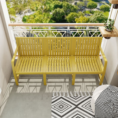 1 Piece Indoor / Outdoor 3 Seater Sofa, UV-Resistant, Waterproof And Durable