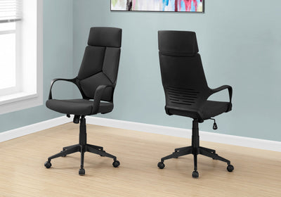 Office Swivel Chair, Adjustable Height, Ergonomic, Armrests, Contemporary & Modern