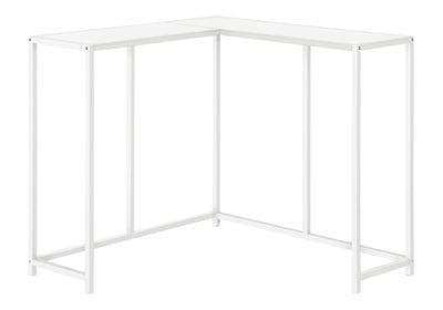 Corner Accent Console Table For Entryway, Unique L-Shaped Design