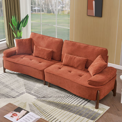 Comfortable Deep Seated Sofa With Pillows