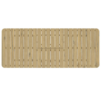 Beachside - Outdoor Extendable Dining Table - Light Teak