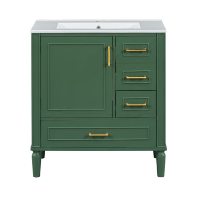 Traditional Bathroom Vanity Set With Soft Close Doors