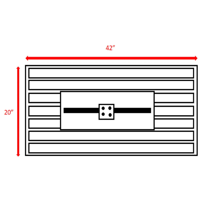Outdoor Fire Pit Table With Lid, Modern Design - Black