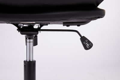 Office Chair Mid Back Desk Chair Modern Excutive Office Chair With Arms And Wheels For Home Office - Black