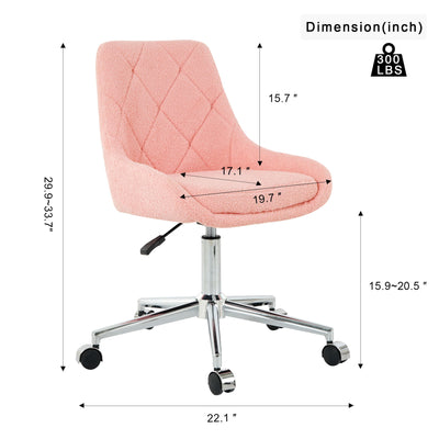 Adjustable And Space-Saving Chair With Golden Electroplated Legs