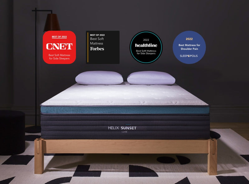 Helix Sunset Luxe Best Mattress For Side Sleepers.