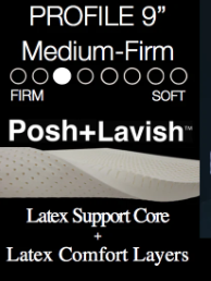 Posh + Lavish Relax All Latex Mattress